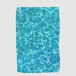 Toalla De Golf Agua de mar azul con paracaídas