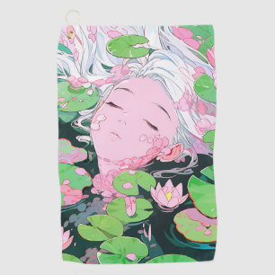 Toalla De Golf Agua de Serenidad Flotante Nymph Anime Chica