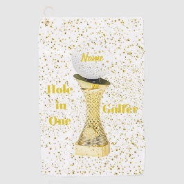 Toalla De Golf Agujero en un Golfer