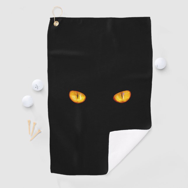 Toalla De Golf Ahora te ve gato negro (In situ)