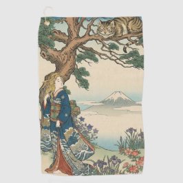 Toalla De Golf Alice Lost in Japan | Ukiyo-e Mad Journey