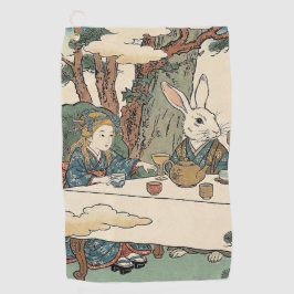 Toalla De Golf Alice Lost in Japan | Ukiyo-e Mad Tea Party