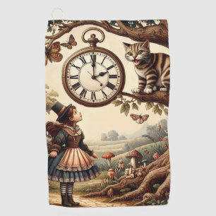 Toalla De Golf Alice y el Gato de Cheshire: Fantasía Caprichosa d