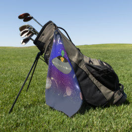Toalla De Golf Alienígena en una nave espacial con camiseta de Nu
