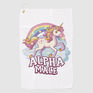 Toalla De Golf Alpha Male Unicorn