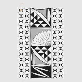 Toalla De Golf Amanecer nativo del suroeste en gris