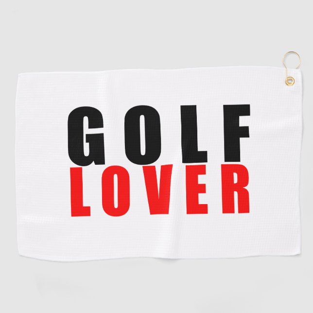 Toalla De Golf amante del golf (Horizontal)
