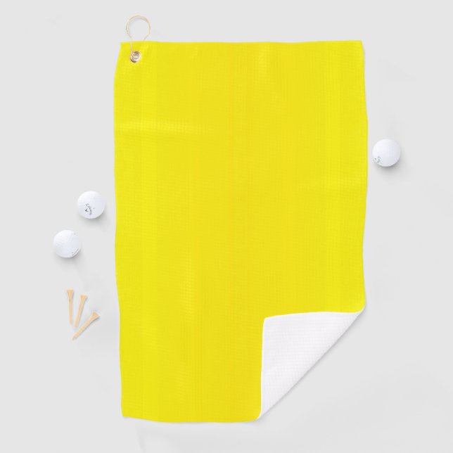 Toalla De Golf Amarillo Radiante (In situ)