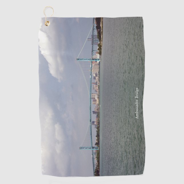 Toalla de golf Ambassador Bridge (Anverso)