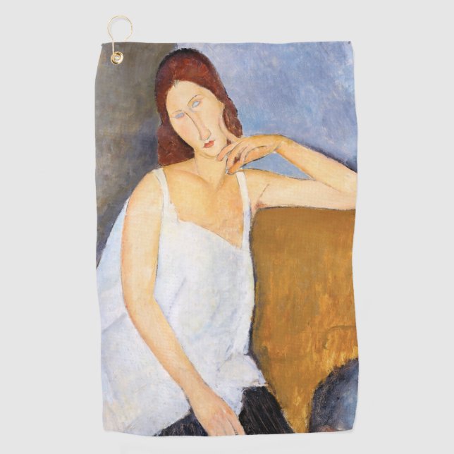 Toalla De Golf Amedeo Modigliani - Jeanne Hebuterne (Anverso)