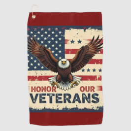 Toalla De Golf  American Eagle Honor Our Vetrans Bath Towel
