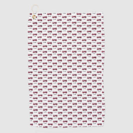 Toalla De Golf Añadir su nombre Camión Rojo Niños Personalizados