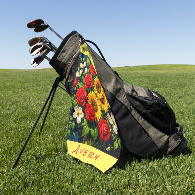 Toalla De Golf Animal Ardilla (Verde)