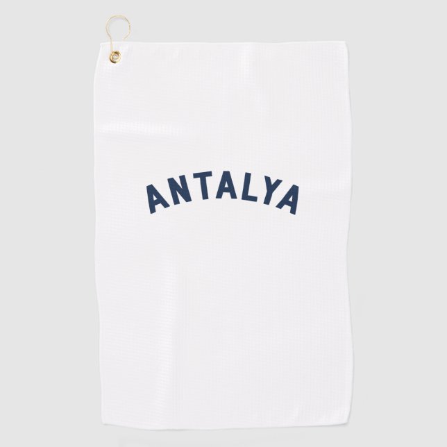 Toalla De Golf Antalya, Arco Vintage de Turquía (Anverso)
