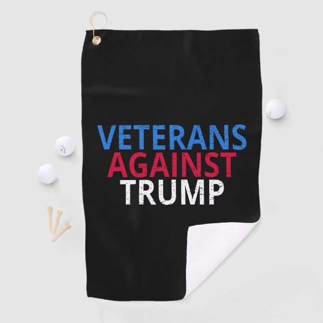 Toalla De Golf AntiTrump - Veteranos contra Trump (In situ)