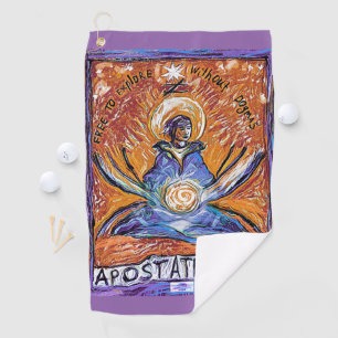 Toalla De Golf Apostatenaut - explorar sin dogmas