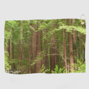 Toalla De Golf Árboles de secuoya en monumento nacional Muir Wood