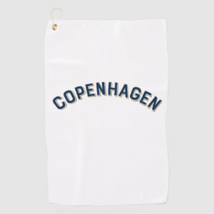 Toalla De Golf Arco de Vintage de Copenhague, Dinamarca