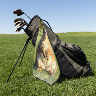 Toalla De Golf Ardilla Zorra Intrépida Animal