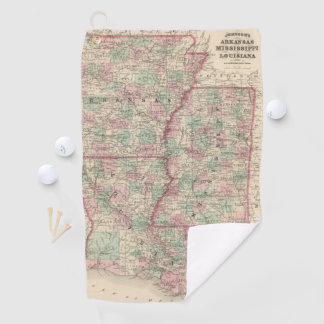 Toalla De Golf Arkansas, Mississippi, y Luisiana 2