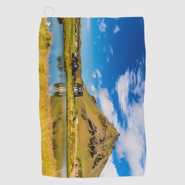 Toalla De Golf Arnarstapi Amtmansshus Y Monte Stapafell, Islandés (Anverso)