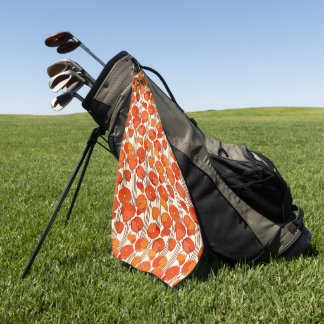 Toalla de golf Art Nouveau Poppies