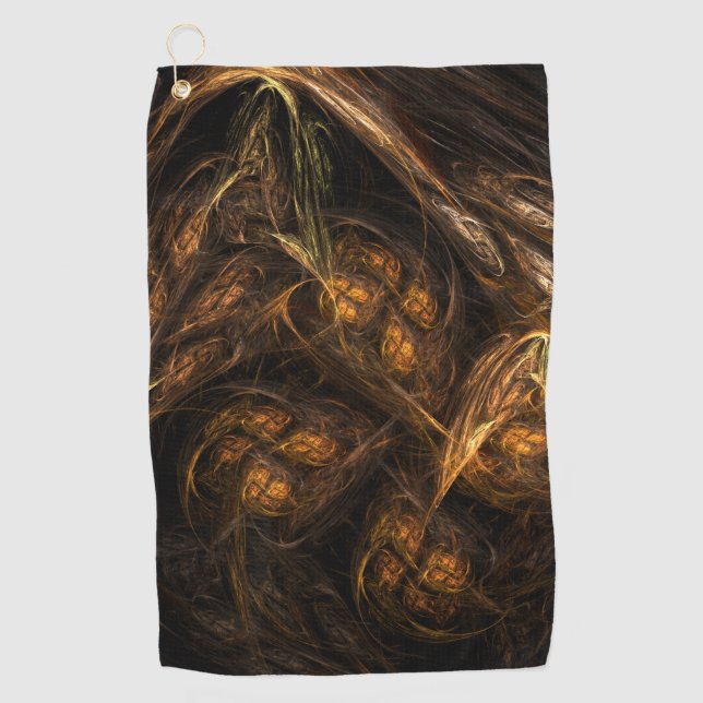 Toalla De Golf Arte abstracto de la Madre Tierra (Anverso)