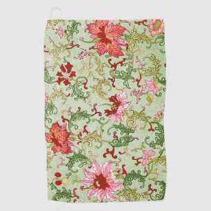 Toalla De Golf Arte Antiguo Chinoiserie Floral Chino Nouveau
