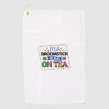 Arte De Café Mi Broomstick Corre En El Té