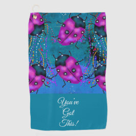 TOALLA DE GOLF ARTE DE LADYBUG