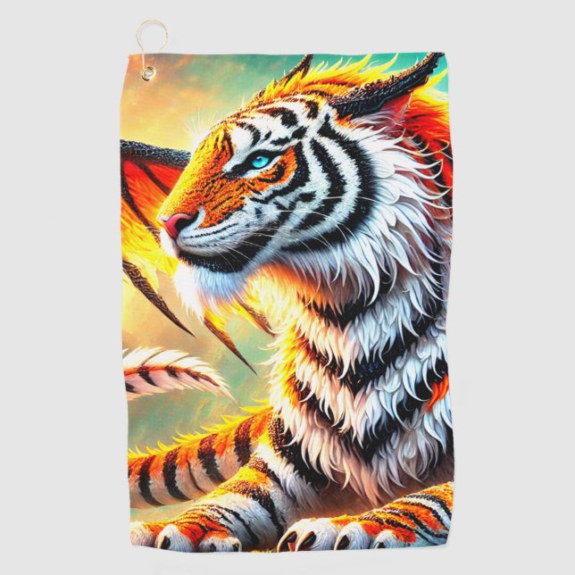 Toalla De Golf Arte tigre (Anverso)