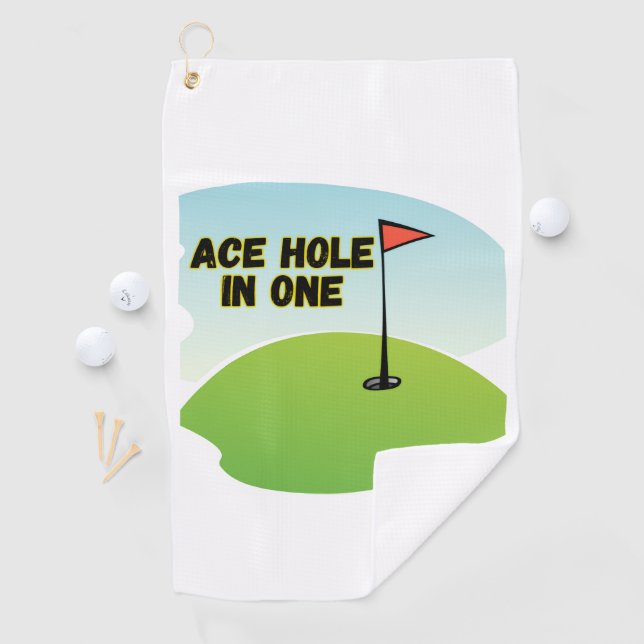 Toalla De Golf As en Uno Personalizado (In situ)