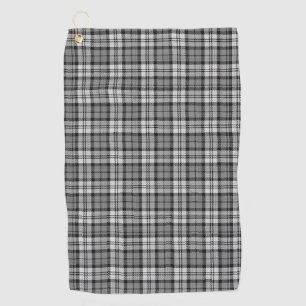 Toalla De Golf Ash Gray Blackwatch Campbell Tartan Plaid