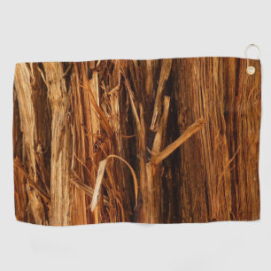 Toalla De Golf Aspecto de la corteza de madera con textura de ced