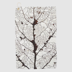 Toalla De Golf Aspen Leaf Skeleton 1