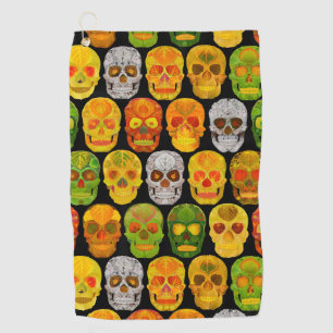 Toalla De Golf Aspen Leaf Skulls sin problemas patrón 2018