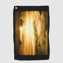 Toalla De Golf Atardecer En El Océano Pacífico