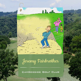 Toalla De Golf Atrapado en un Bunker - Divertido Personalizado de