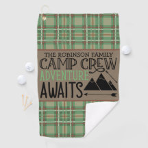 Aventura de camping de cabaña personalizada NOMBRE
