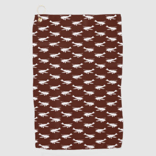 Toalla De Golf Aviación retra del arte del avión de la antigüedad