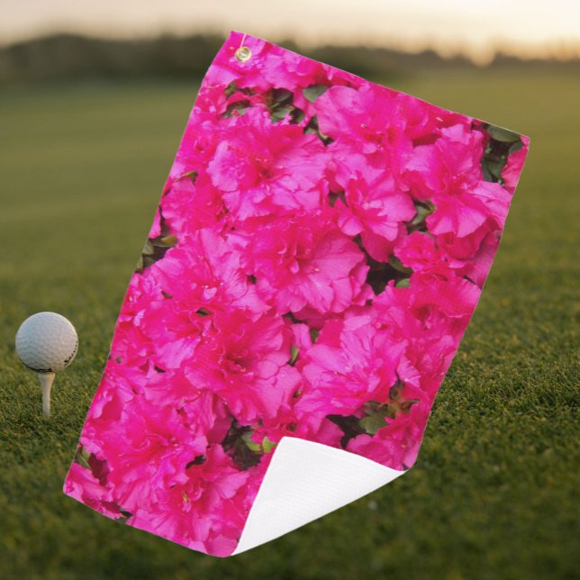 Toalla De Golf Azalea rosa florece (In Situ Golf)