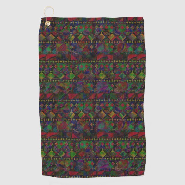 Toalla de golf Aztec Pattern (Anverso)