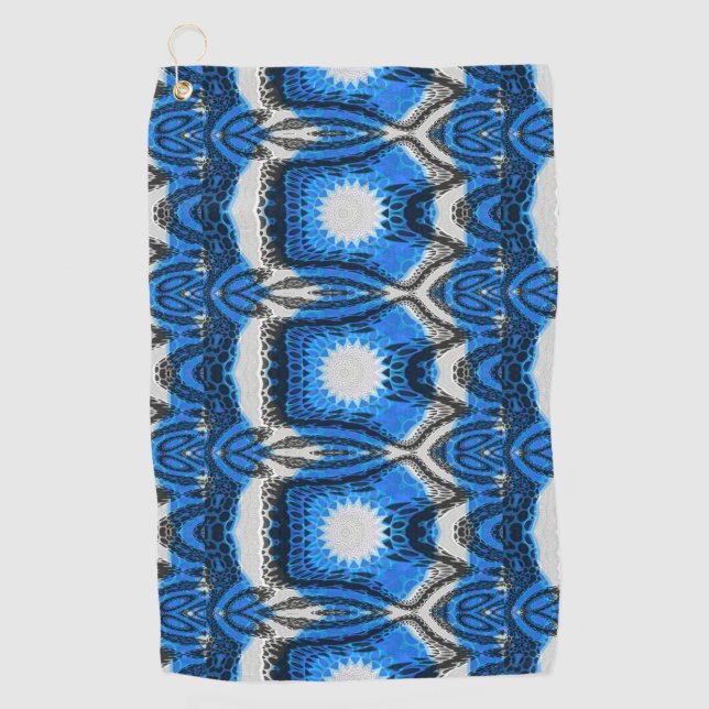 Toalla De Golf Azul atómico (Anverso)