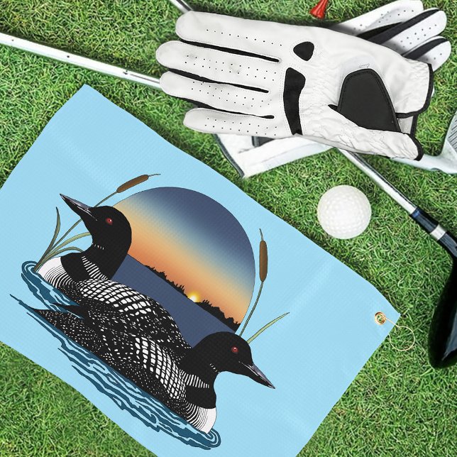 Toalla De Golf Azul de la Pareja de los Lomos (Subido por el creador)