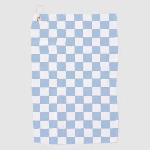 Toalla De Golf Azul Polvoriento y Cuadro Blanco