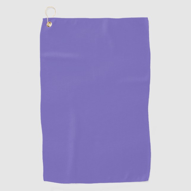 Toalla De Golf Azul-violeta (Crayola)(color sólido)  (Anverso)
