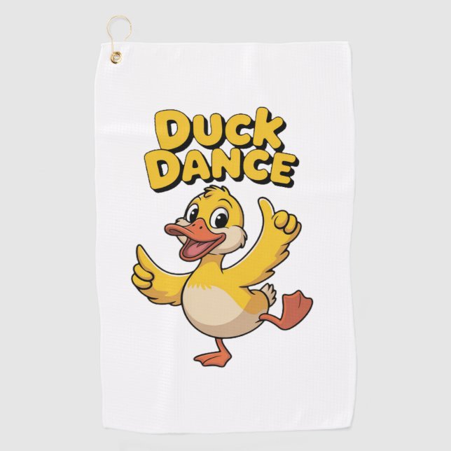 TOALLA DE GOLF BAILE DE PATOS (Anverso)