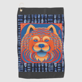 Toalla De Golf BALI BLISS Carrera de perros Chow