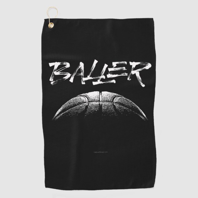 Toalla De Golf Baller (baloncesto) (Anverso)