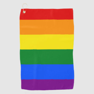 Toalla De Golf Banda arco iris LGBT